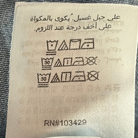 Style & Co Blue Plaid Pintuck Popover Blouse Relaxed Fit Size XXL - Picture 7 of 7